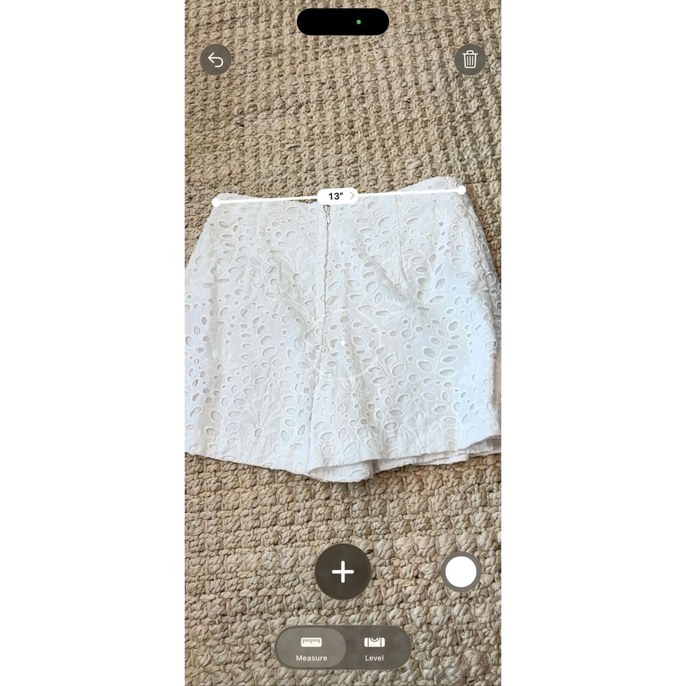 NWOT Lilly Pulitzer white eyelet skort coastal, Sz 2, $108 C9 - Picture 6 of 10